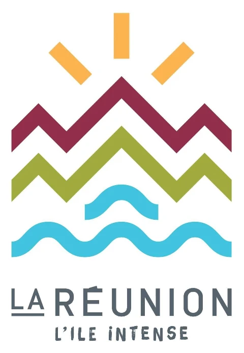 Logo La Réunion, l'île intense, marque de destination portée par le comité régional du tourisme